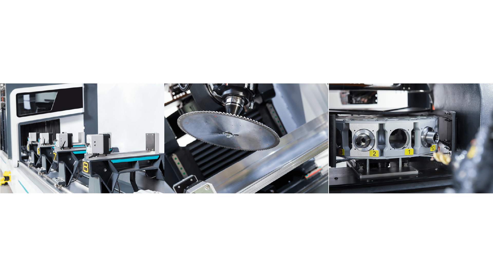 centro de mecanizado procesamiento de perfiles de aluminio yilmaz imocom 1-8